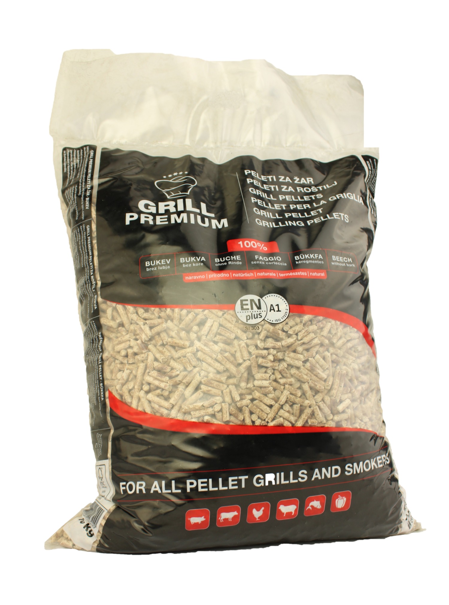 10kg Premium Grillpellets - 100% Buche