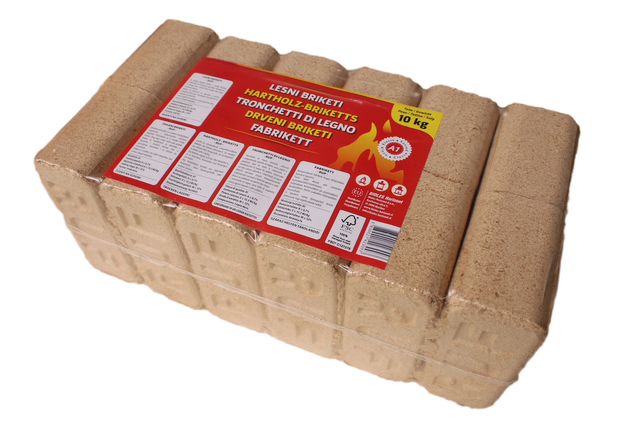 Holzbriketts RUF Hartholz - 480kg