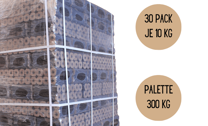 Holzbriketts PINI & KAY Eiche 25cm - 300kg