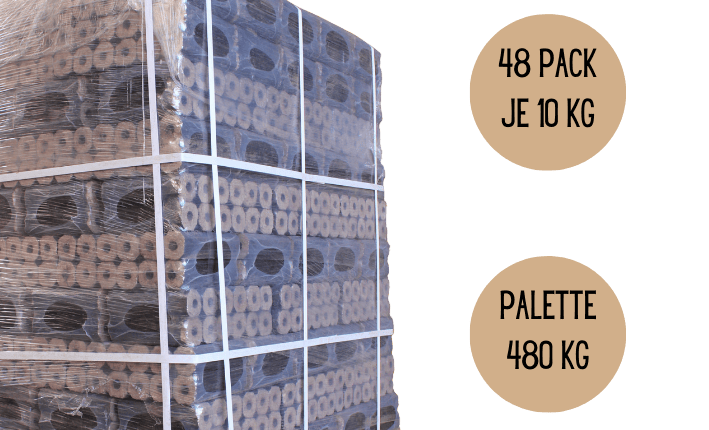 Holzbriketts PINI & KAY Eiche 25cm - 480kg
