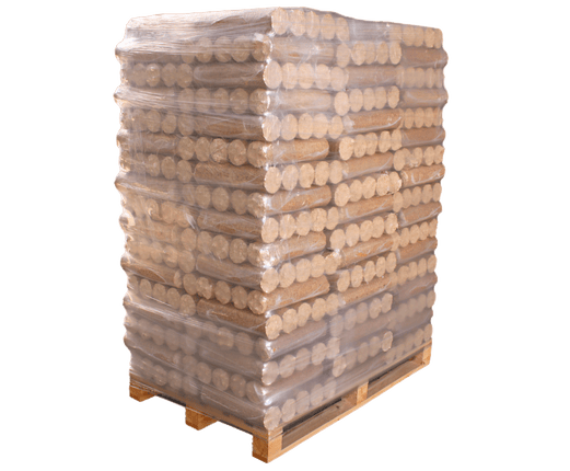 Runde Premium Holzbriketts WEICHHOLZ "BULLY" - 960kg Runde Premium Holzbriketts WEICHHOLZ "BULLY" - 960kg