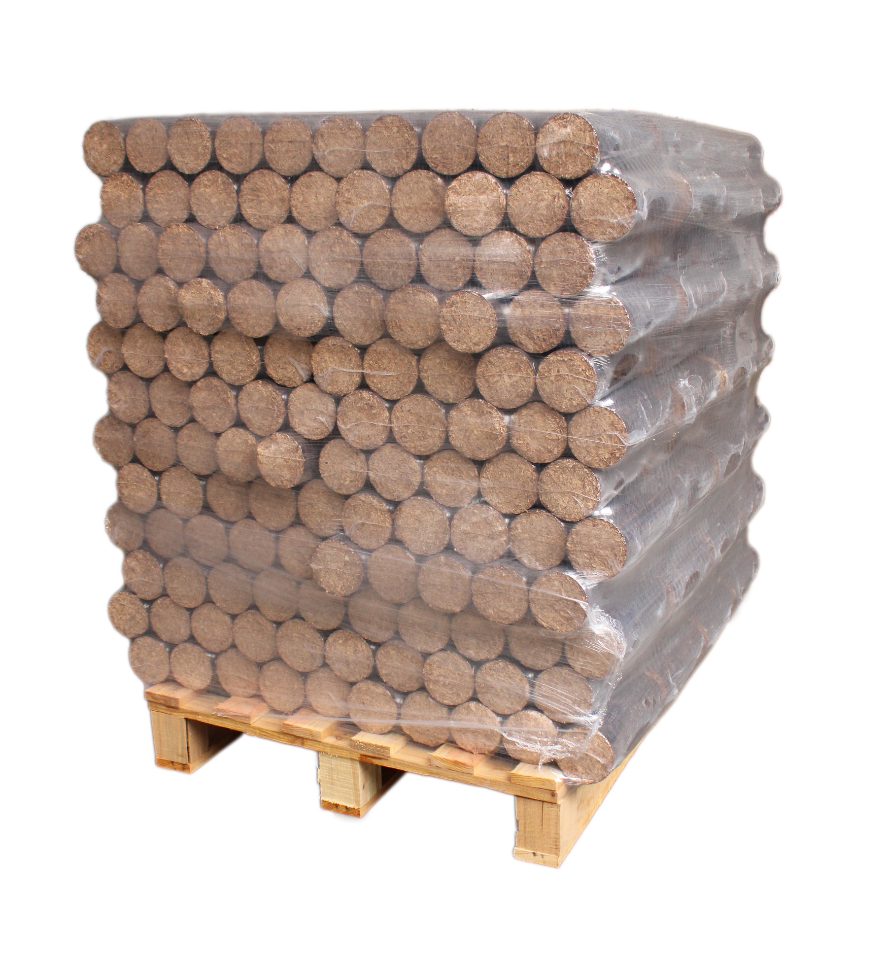 Runde Holzbriketts HARTHOLZ - 960kg